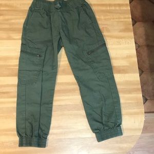Elastic waist cargo pants